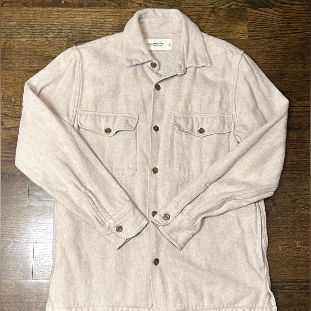 Abercrombie & Fitch Relaxed Fit Shirt Jacket